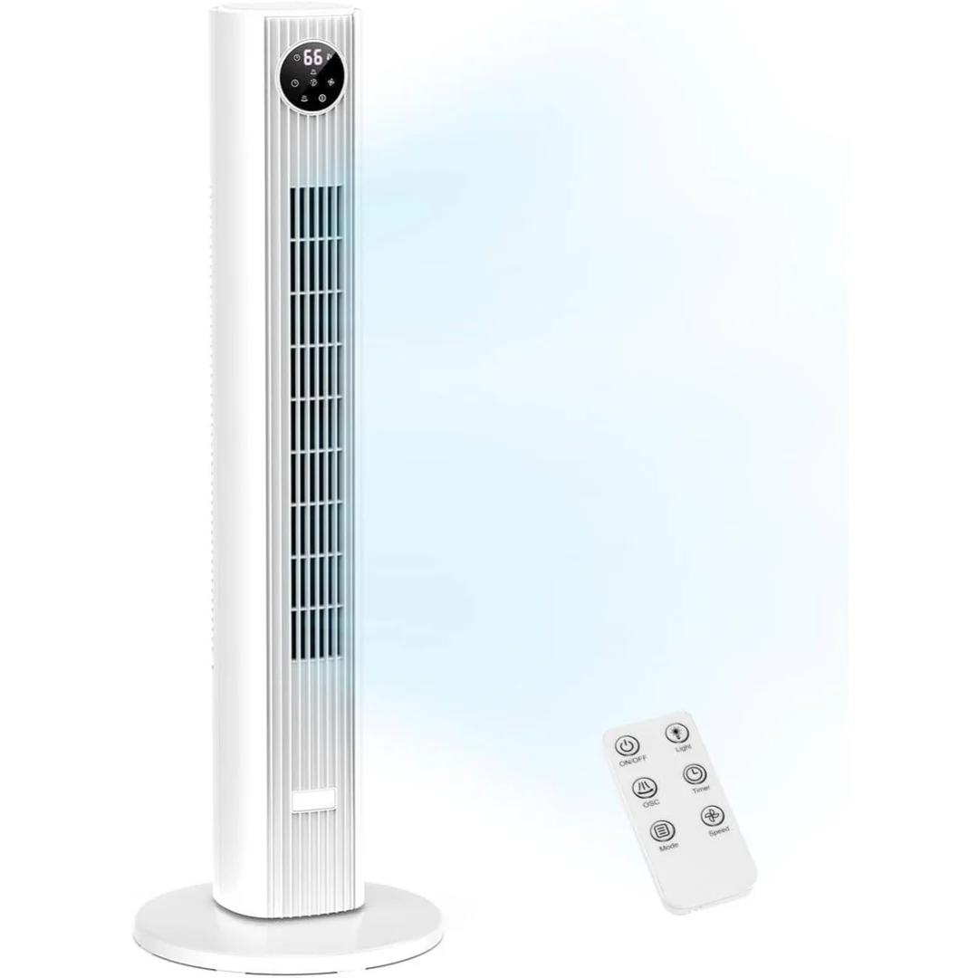 Draagbare airconditioner - krachtige torenventilator voor slaapkamer en woonkamer