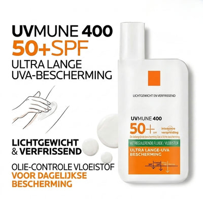 Zonnebrand - Lichte SPF50+ Zonbescherming