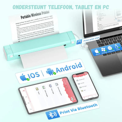 Thermische Printer - Draadloos Printen Onderweg