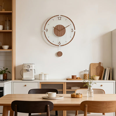 Wandklok - Transparant Design met Stil Uurwerk