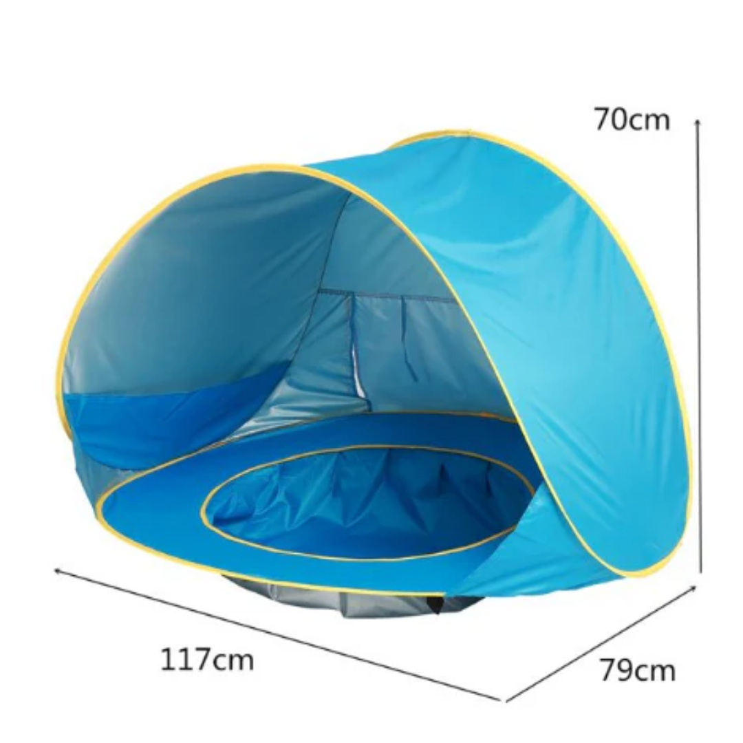 Baby strandtent - Pop-up Zon-Bescherming Tent met Waterbad
