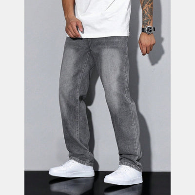 Pim - Casual Heren Jeans Effen Kleur