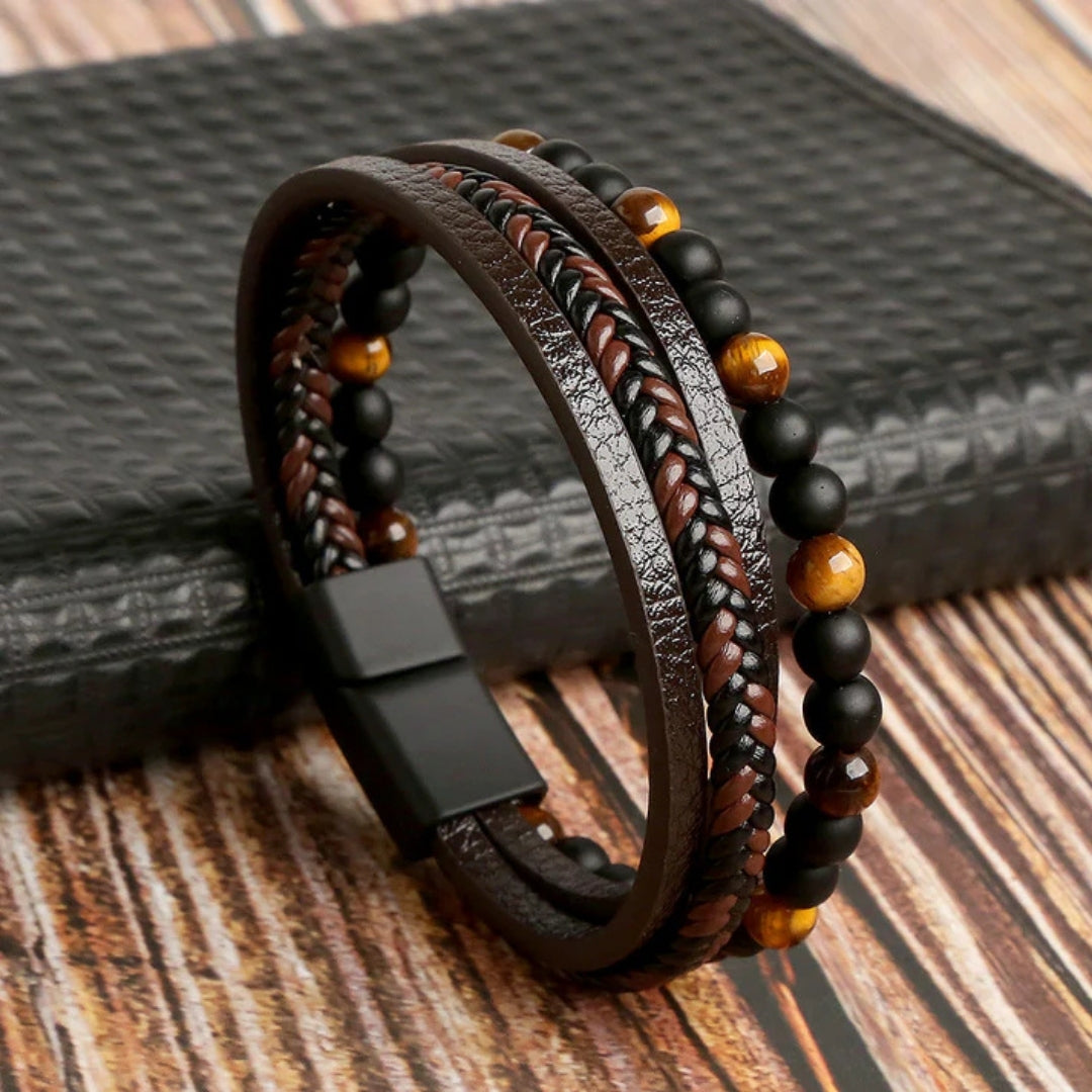 Heren Armband met Magnetische Sluiting - Vardeno
