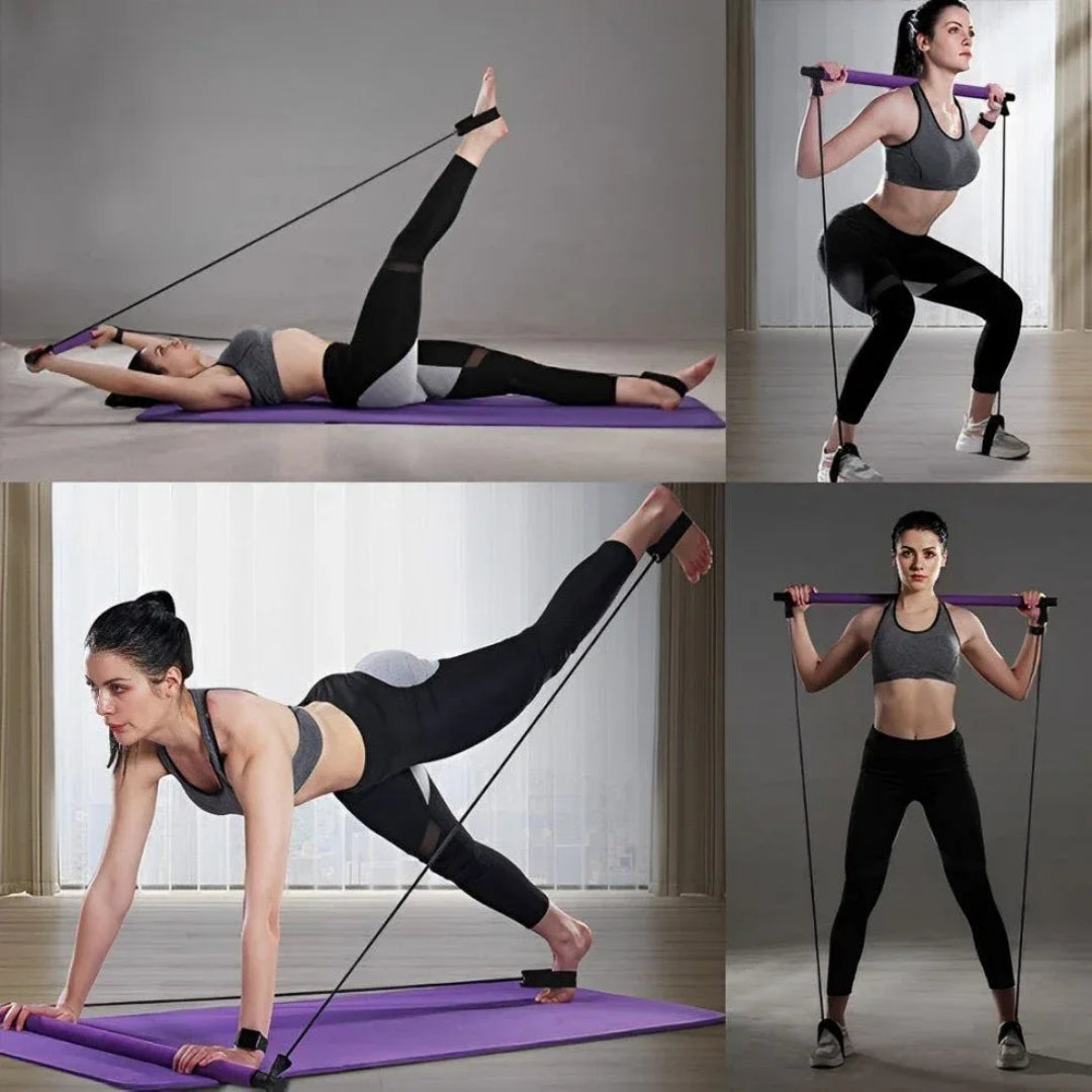 Pilates-stang - Complete Full Body Workout Thuis