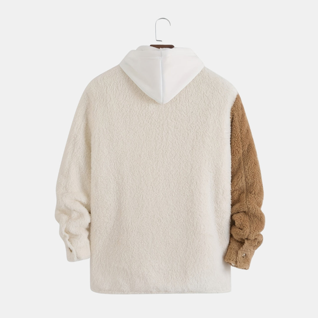 Contrasterende Fleece Jack - Omkeerbare Winterjas - Norvex