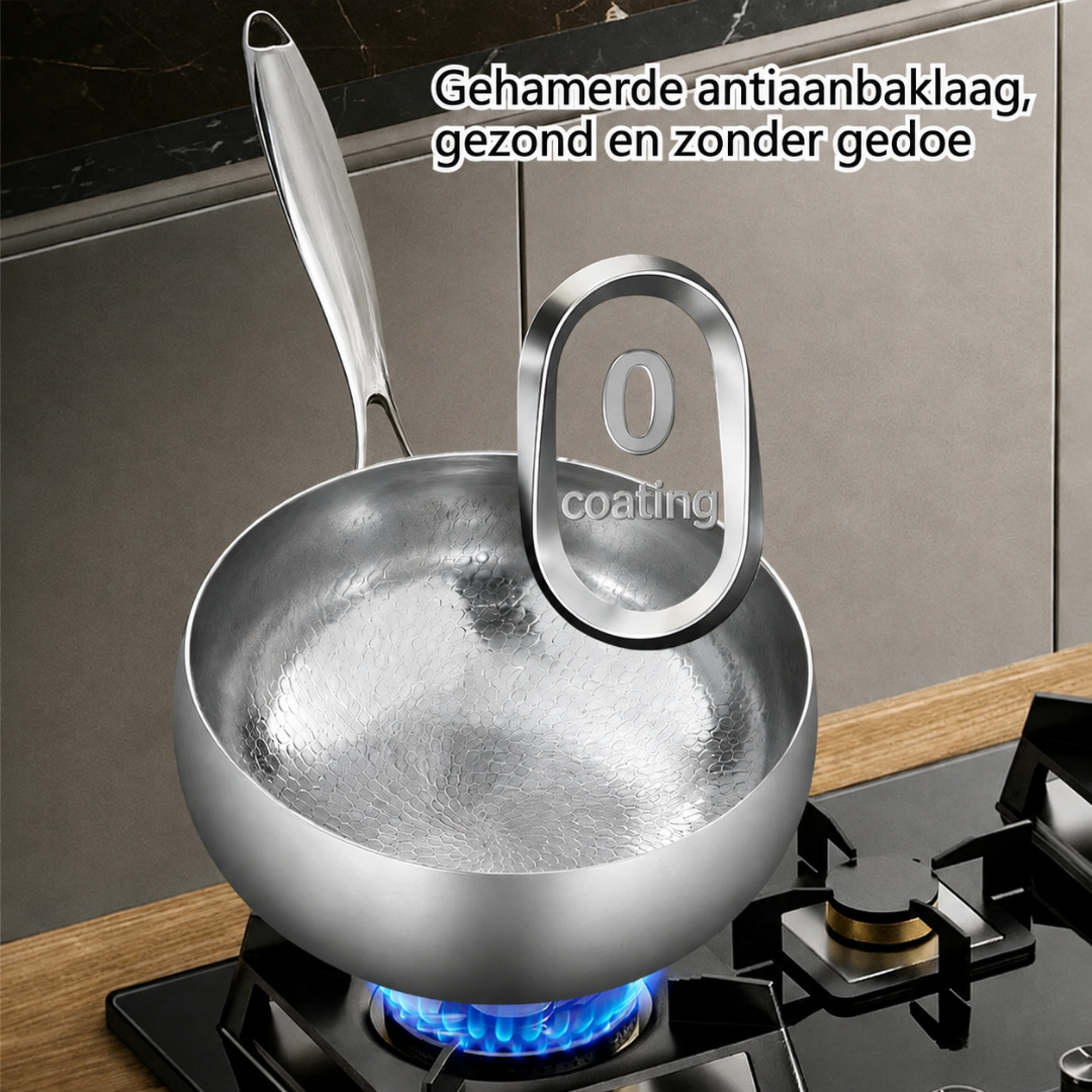 Kookpan - Diepe Antiaanbakpan voor Inductie en Gas