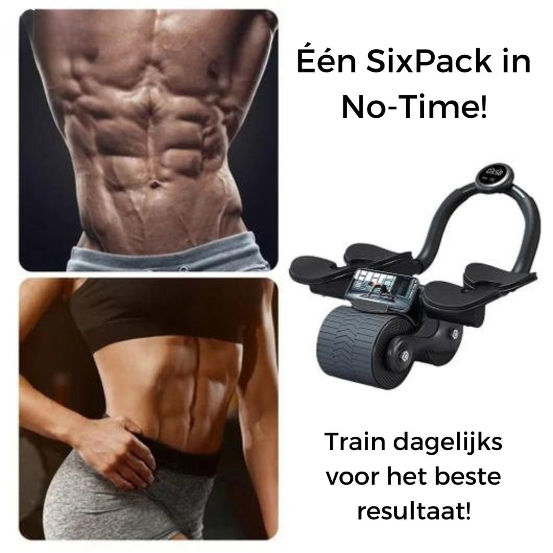Buikspier Trainer - Abdominal Trainer Voor Thuis Fitness - AbWheel Pro