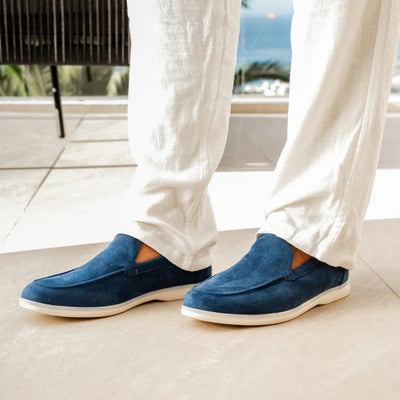 Loafers - Suède Look Instappers met Comfortzool - Valtero