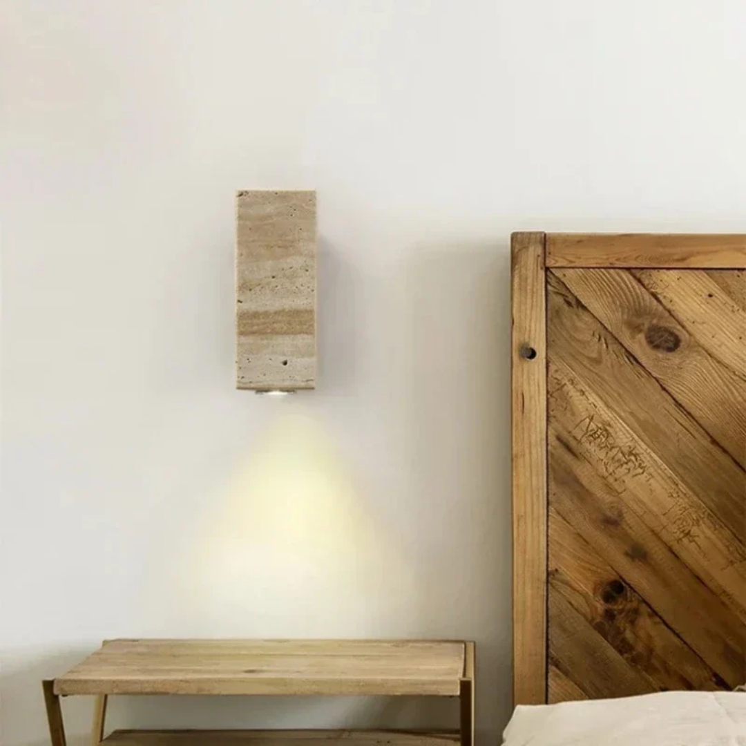 MYHOME® - Travertin Wabi Sabi Design Wandlamp