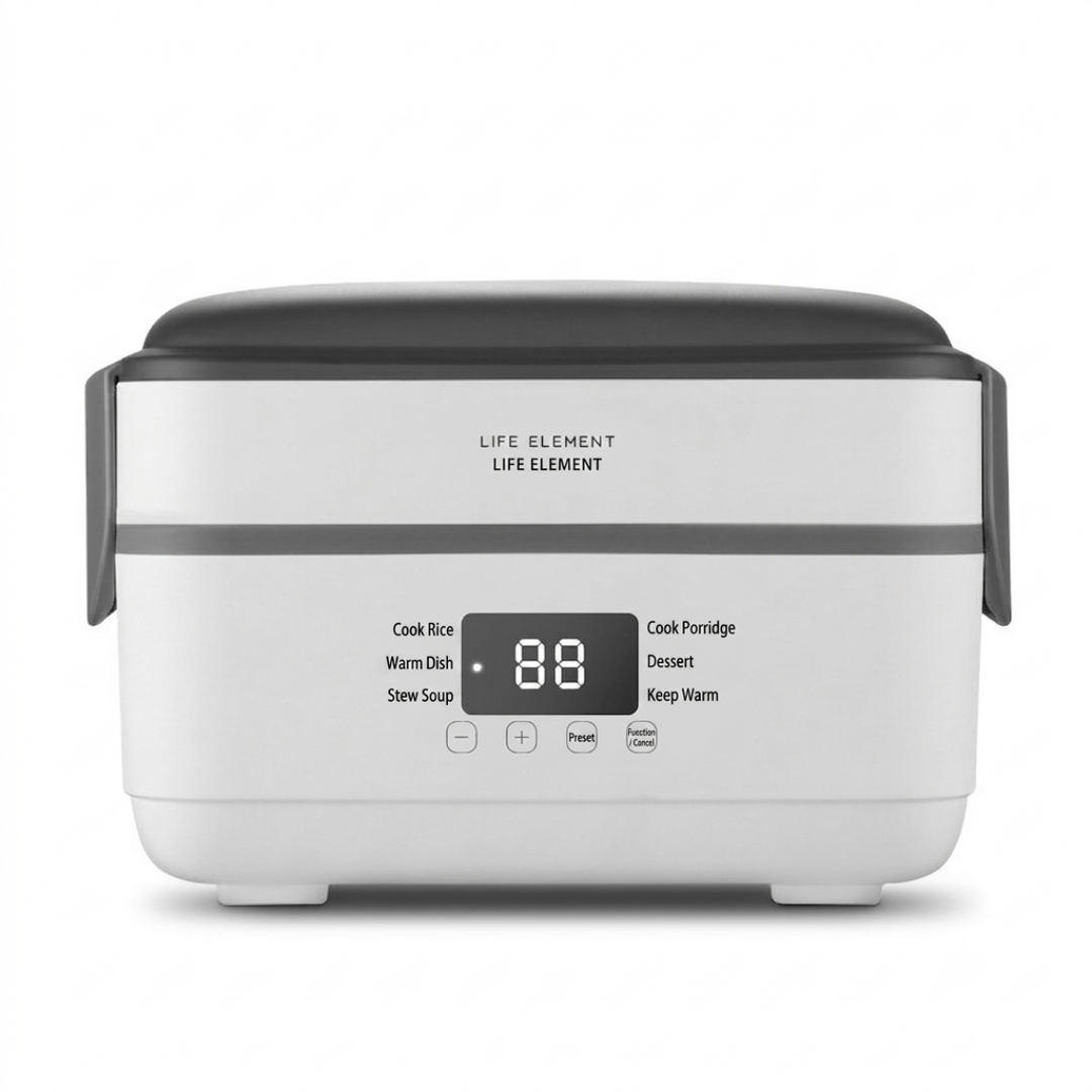 Elektrische lunchbox - 2-laags voedselverwarmer