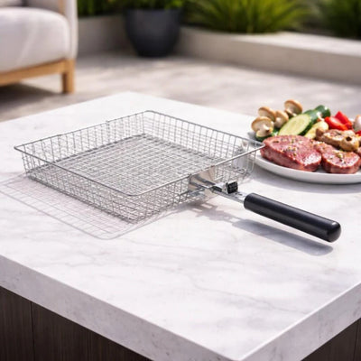 Grillmand - RVS BBQ Mand voor Vis en Groenten