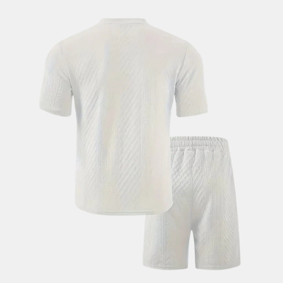 Zomer Set met Jacquard  Patroon