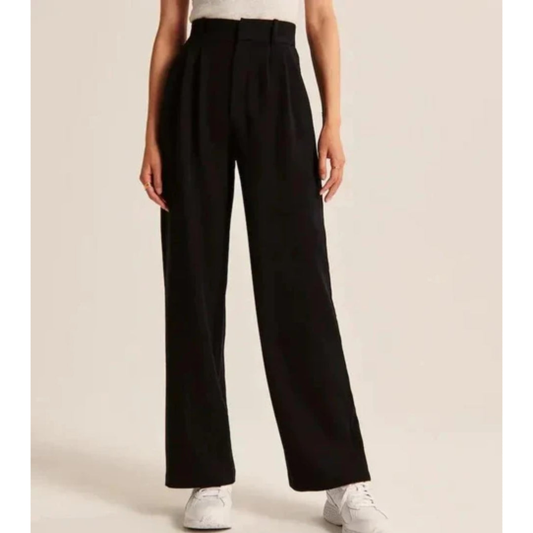 Wijde dames pantalon - Comfortabele Stretchbroek - LunaFit