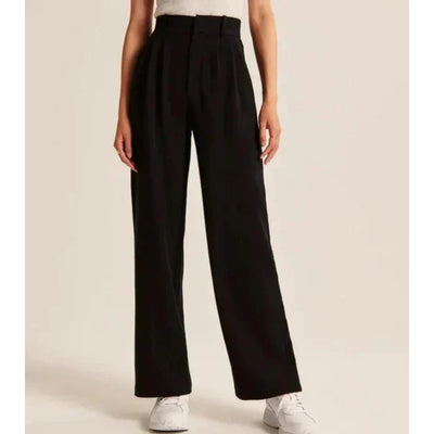 Wijde dames pantalon - Comfortabele Stretchbroek - LunaFit
