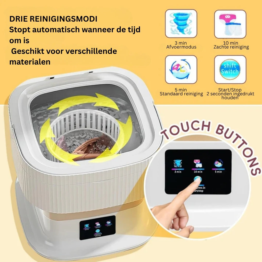 Draagbare wasmachine - Opvouwbaar 11L Design