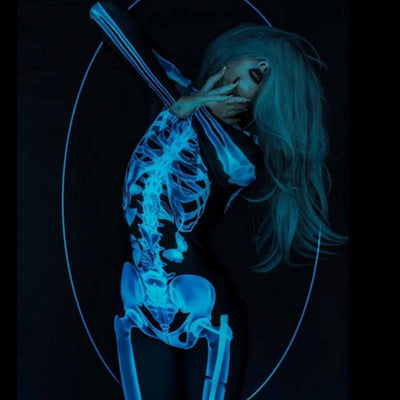 3D Skeletoutfit voor een Griezelige Halloween - Strakke Skeleton Bodysuit - SkullVibe