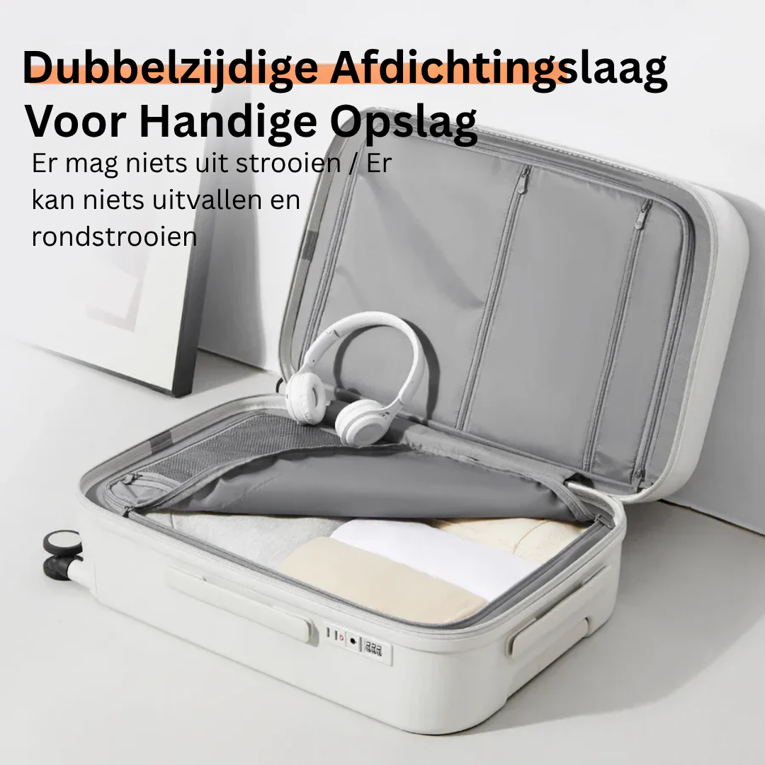 MyTravel® - Harde Reiskoffer met Bekerhouder