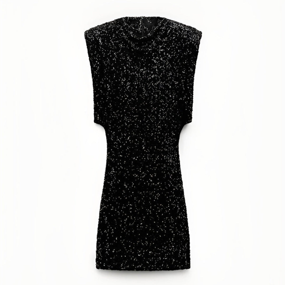 Glitter ruha – Glamourös flitteres miniruha – Seravelle