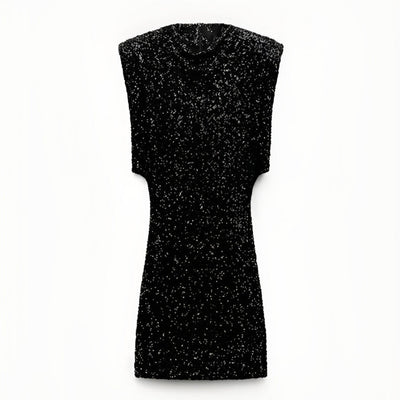 Glitter ruha – Glamourös flitteres miniruha – Seravelle