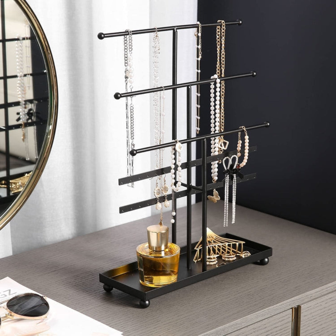 Sierraden Organizer - Luxe Sieradenrek Met Opbergbakje