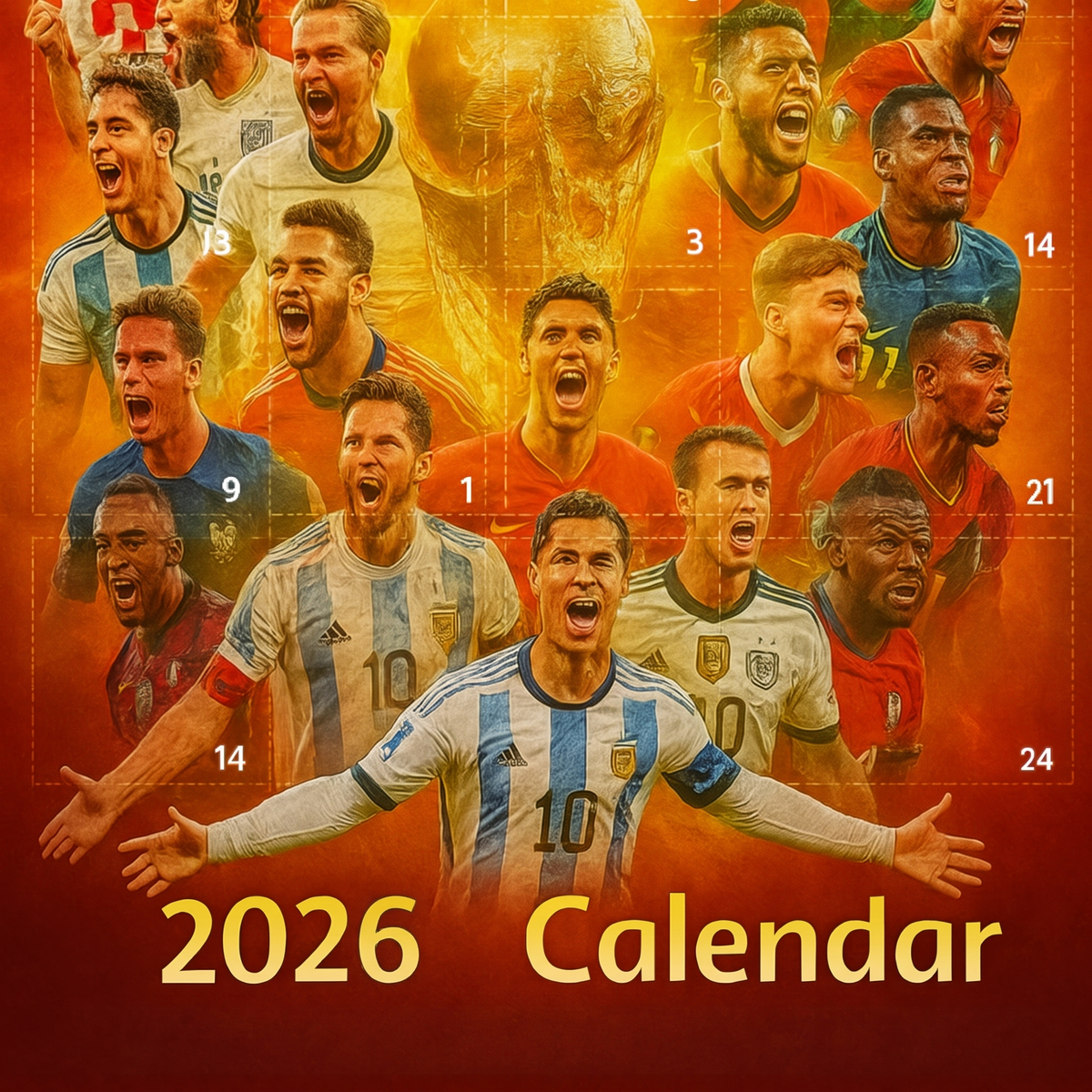 Fotbalový adventní kalendář 2026