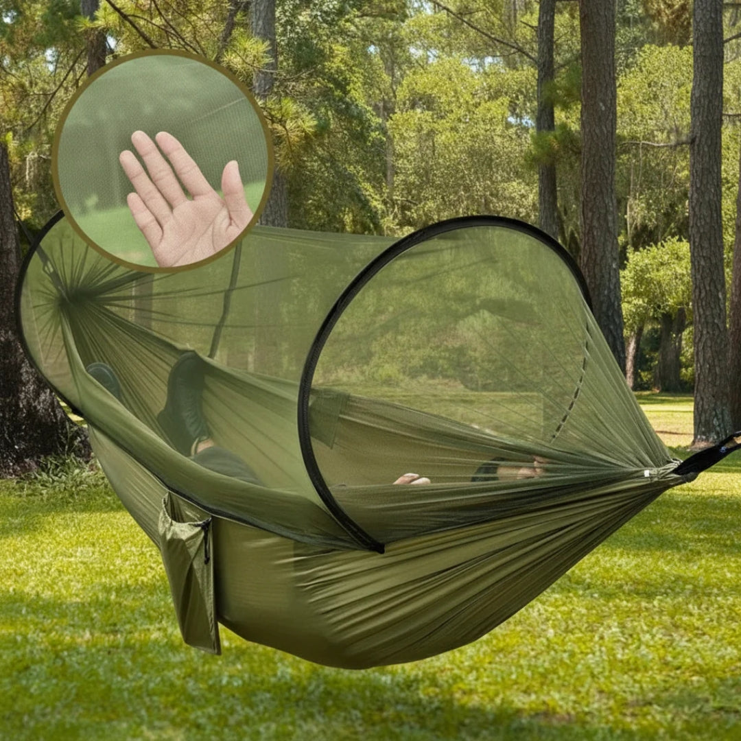 Hangmat - Compacte Outdoor Hangmat Met Insectennet