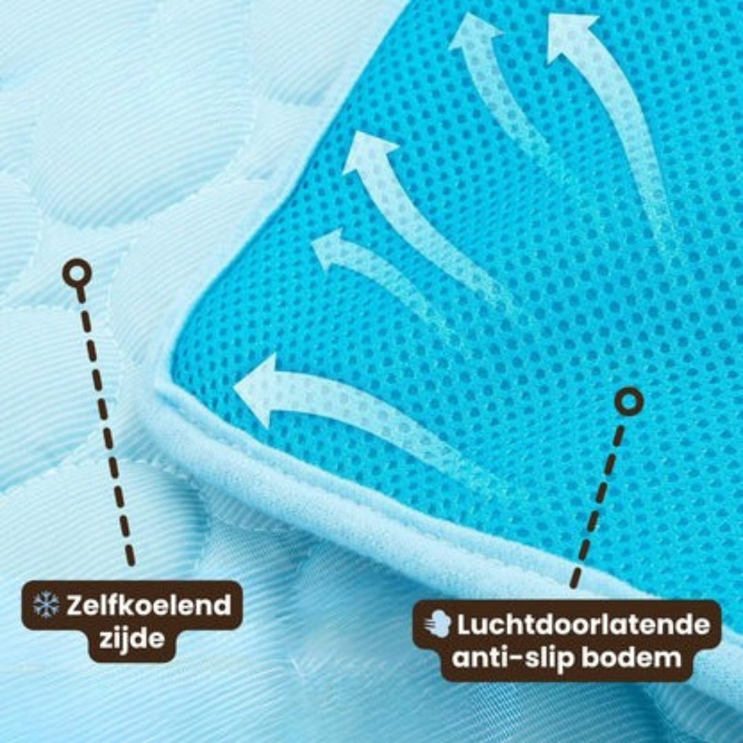 FrostNest - Koelmat voor Huisdieren - Zelfkoelende Verkoeling - 1+1 GRATIS