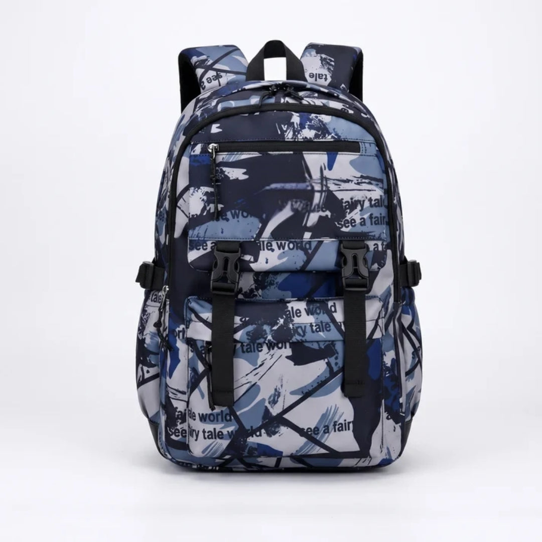 Schooltas Met Abstracte Print - WhizPak