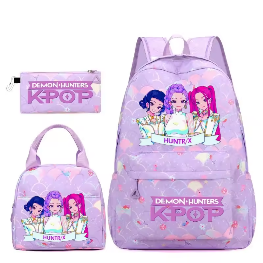 Kpop Rugzak - 3-delige Schooltas Set voor Fans