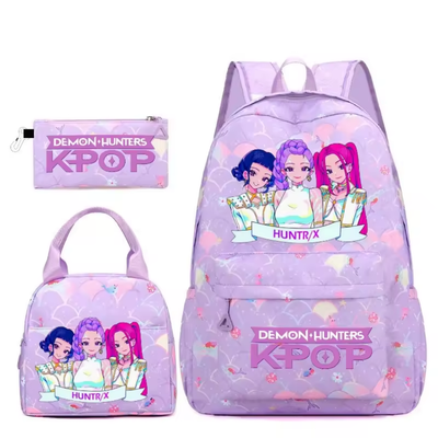 Kpop Rugzak - 3-delige Schooltas Set voor Fans