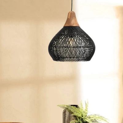 Ravena - Handgewebte Boho-Hängelampe