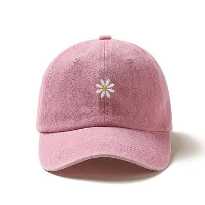 Baseball Cap - Verstelbare Pet met Madelief Borduursel - Florvex