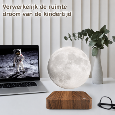 Zwevende Maan Nachtlamp - Magnetische 3D Sfeerverlichting