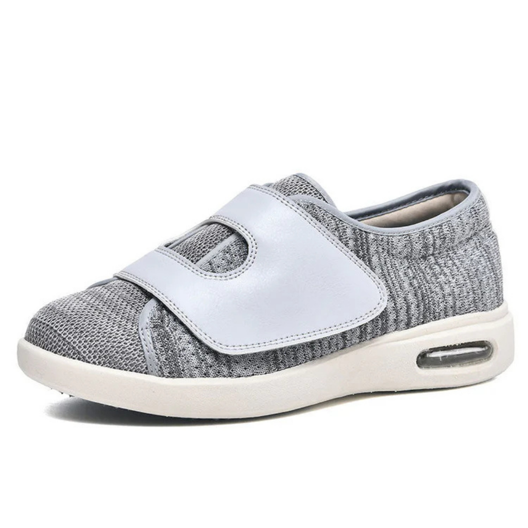 Diabetes-Schuhe - Extra breite Komfort-Sneaker mit Klettverschluss