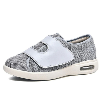 Diabetes-Schuhe - Extra breite Komfort-Sneaker mit Klettverschluss