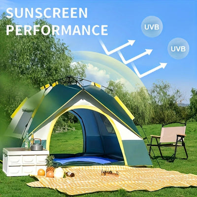 Camping Tent - 4 Persoons voor Outdoor Gebruik - Trailvora