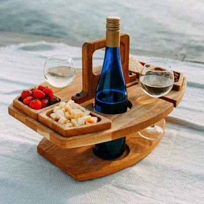 Picknicktafel - Draagbare Wijntafel - OakVino