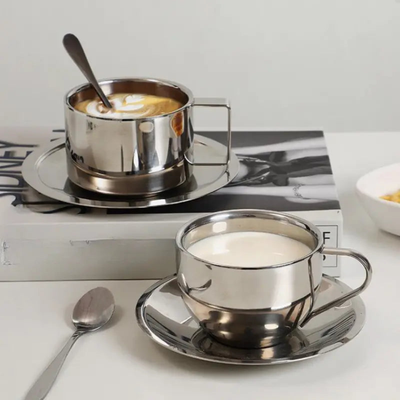Koffie Set - Luxe Koffiekop met Schotel - NordicBrew