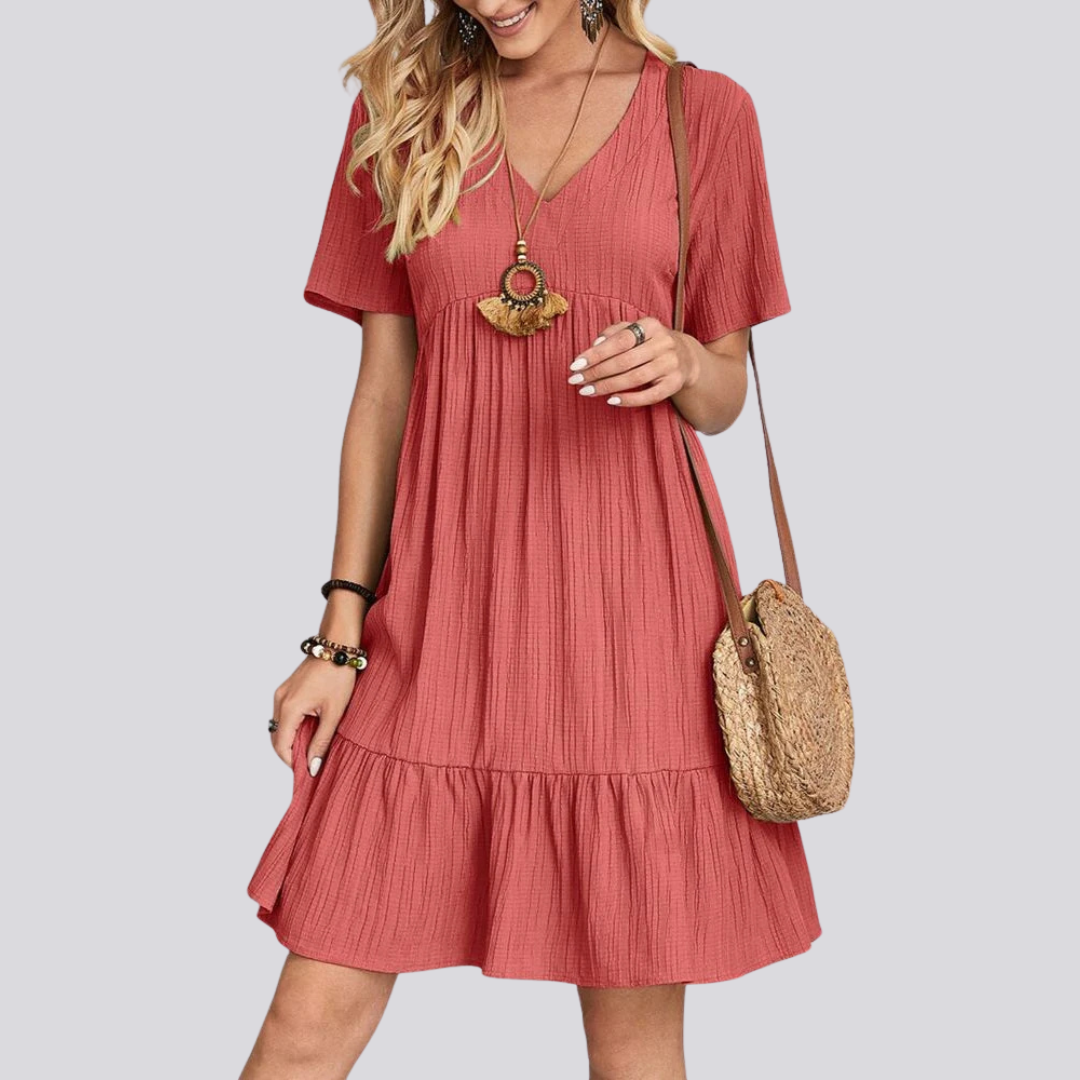 Jurk - Elegante V-Hals