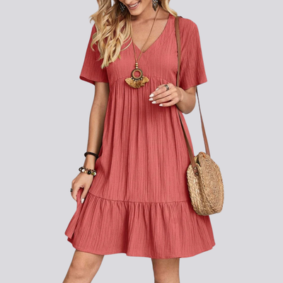 Jurk - Elegante V-Hals