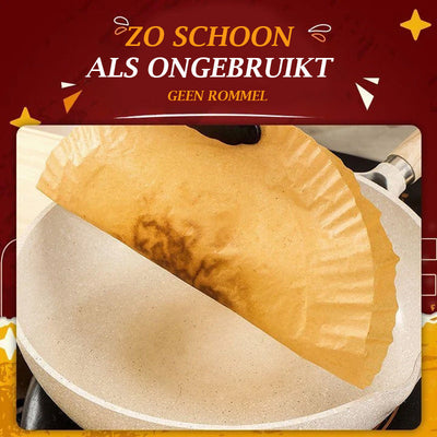 Non-stick Airfryer Inlegvellen | 50 stuks