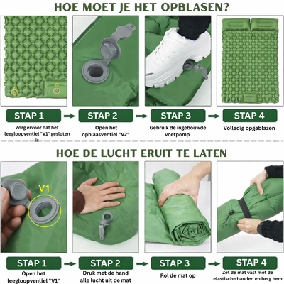 Camping matras - 2-persoons voor camping en outdoor