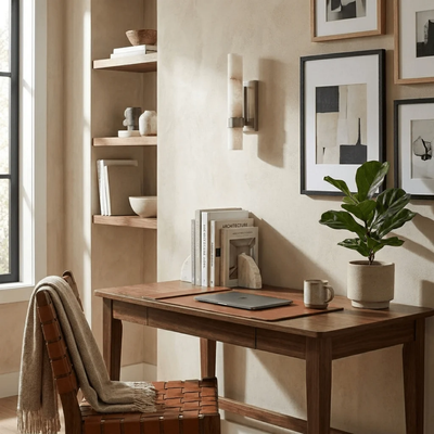 MYHOME® - Alabaster Cilinder Design Wandlamp
