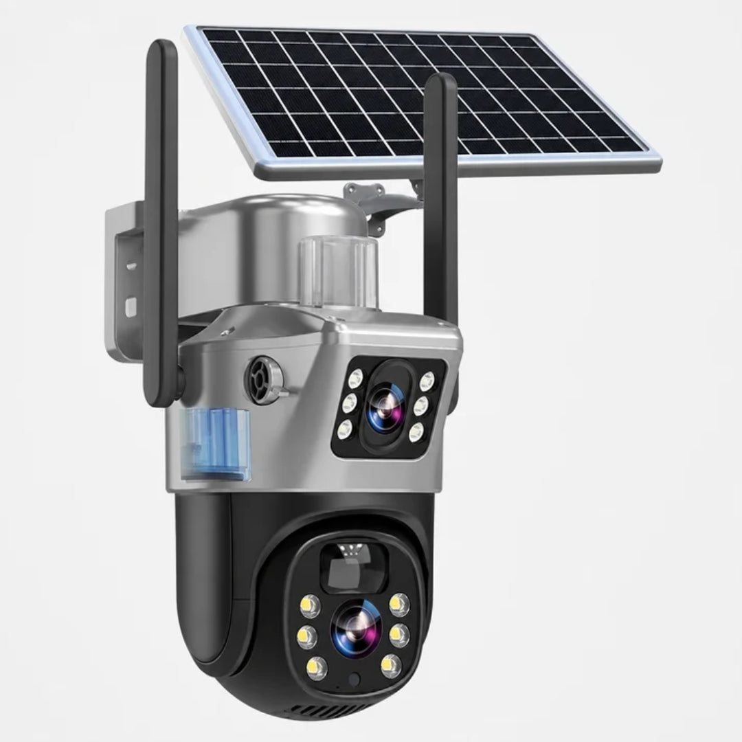 Draadloze Buitencamera - 4K Beveiliging Met Zonnepaneel
