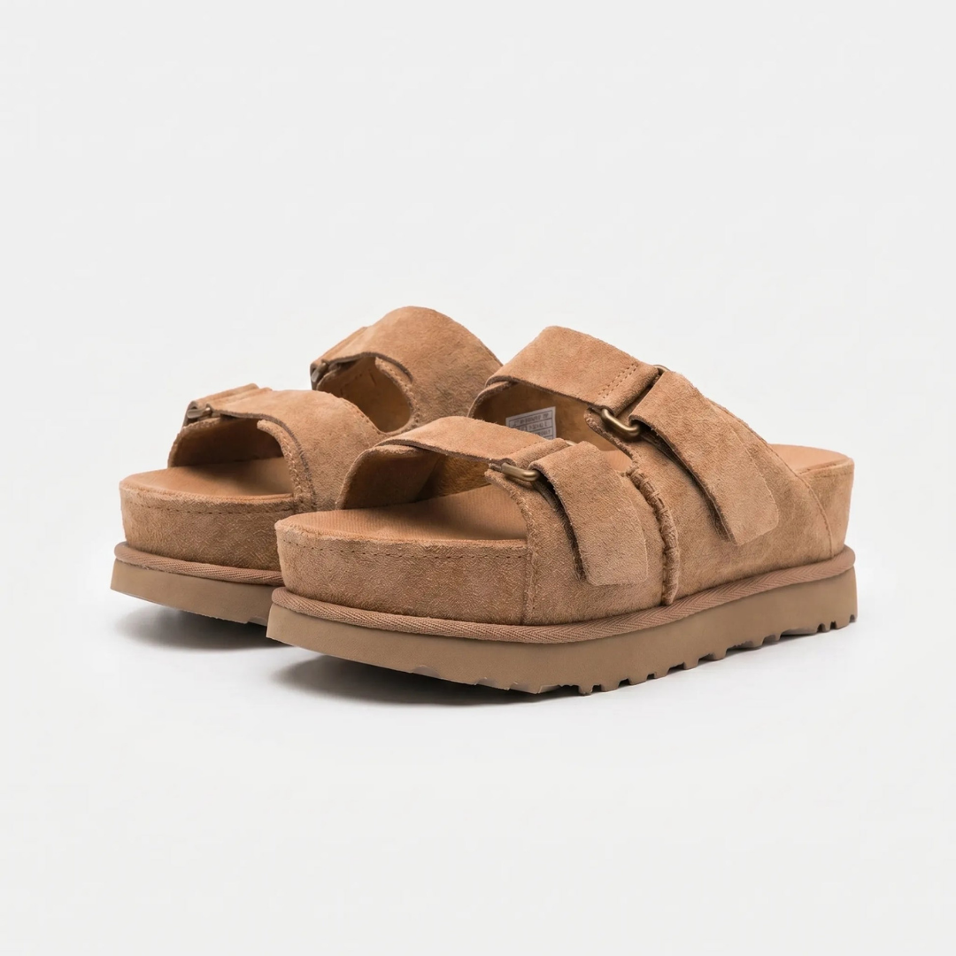 Comfortabele Platform Instap Sandalen