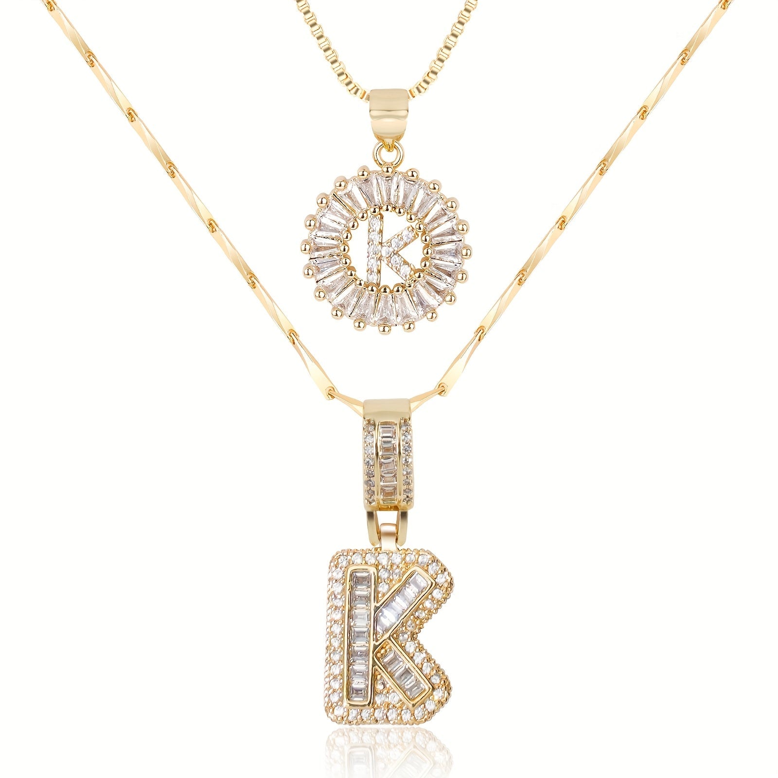 GemLetter Ketting - Initiaal Hanger met Luxe Glans