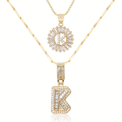 GemLetter Ketting - Initiaal Hanger met Luxe Glans