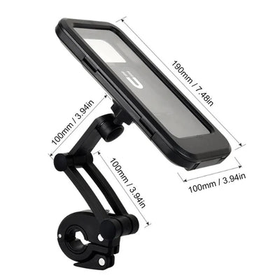 Support Téléphone Vélo - Étanche et Réglable à 360°