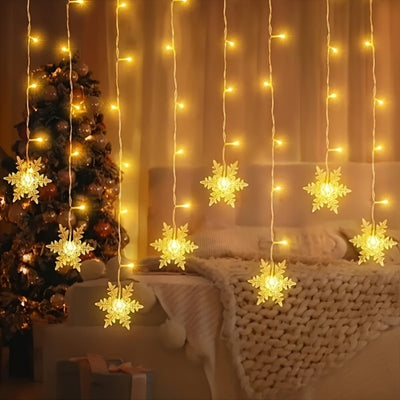Flocons de Neige Magiques – Guirlande Lumineuse Ambiance