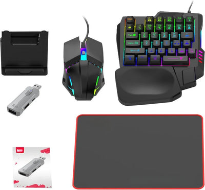 RGB Gaming Toetsenbord met Muis - Ergonomische Set - Nexvex